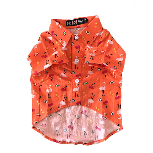 Flamingo Print Shirt