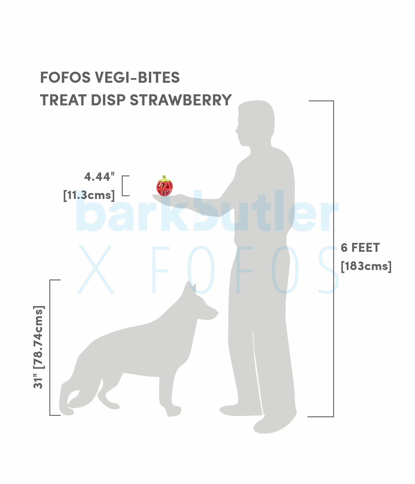 Fofos Vegi-Bites Treat Dis Strawberry