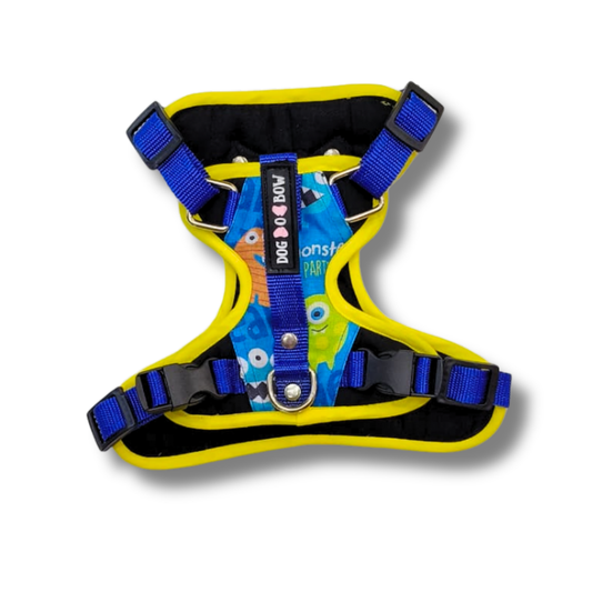 Monster Print Double Padded Harness