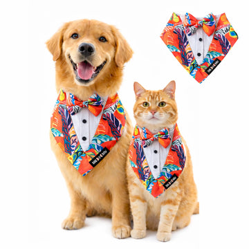Hawaii Print Tuxedo Bandana