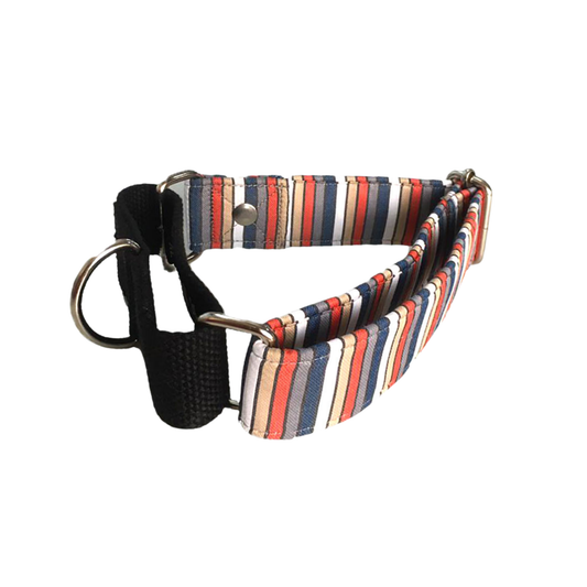 Volcano Stripe Martingale Collar LARGE