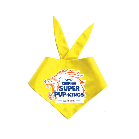 Chennai Super Pup-Kings Pet Bandana