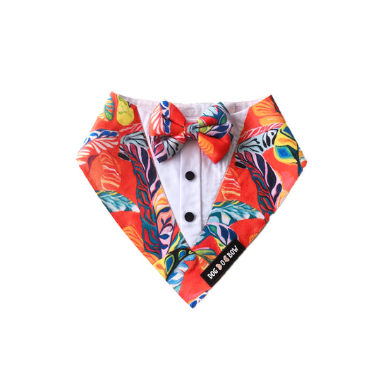 Hawaii Print Tuxedo Bandana