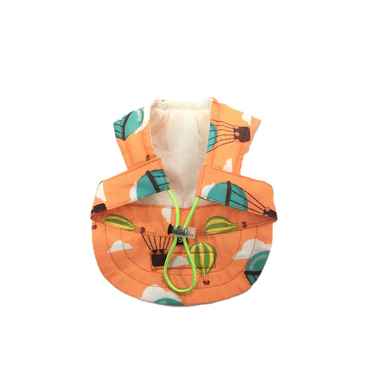 Orange Hot Air Balloon Baseball Cap