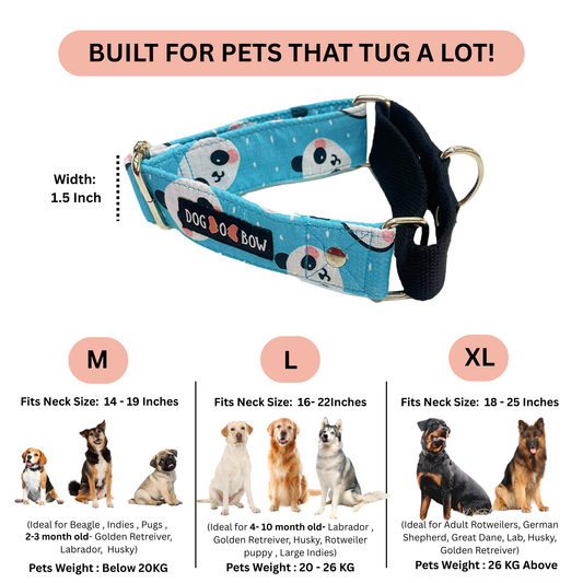 Panda Martingale Collar LARGE