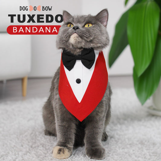 Red Tuxedo Bandana