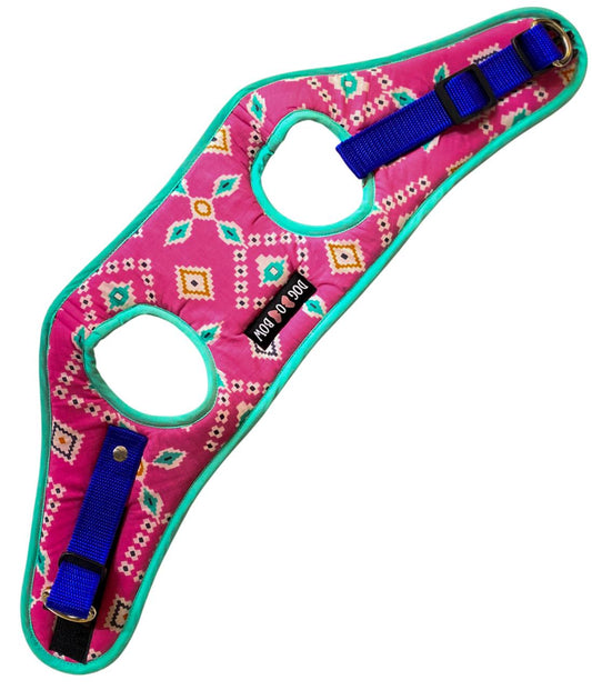 Pink Aztec Print Bodysuit Harness