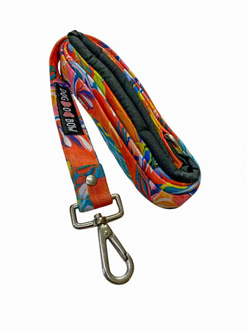 Red Hawaii Print Leash