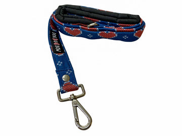 Hearty Blue Print Leash