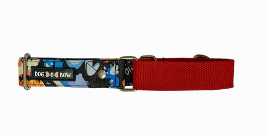 Pokemon Print Martingale Collar SMALL