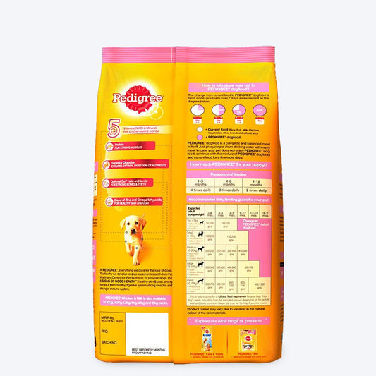 Pedigree Chicken And Milk Dry Puppy Food