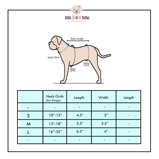 Aquafire Stripe Neck Bow