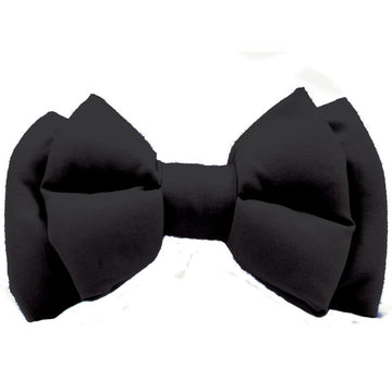 Plain Black Neck Bow