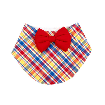 Yellow Check Bandanas